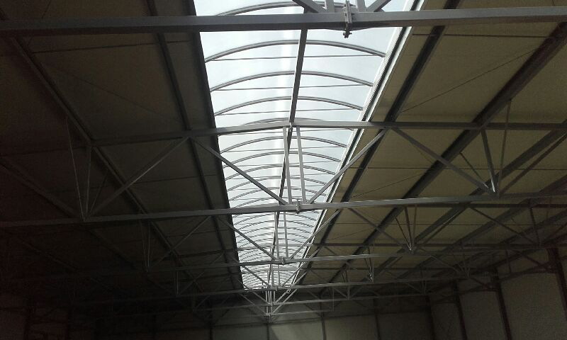 hala produkcyjna Dobrzany konstrukcja stalowa wewnątrz 2