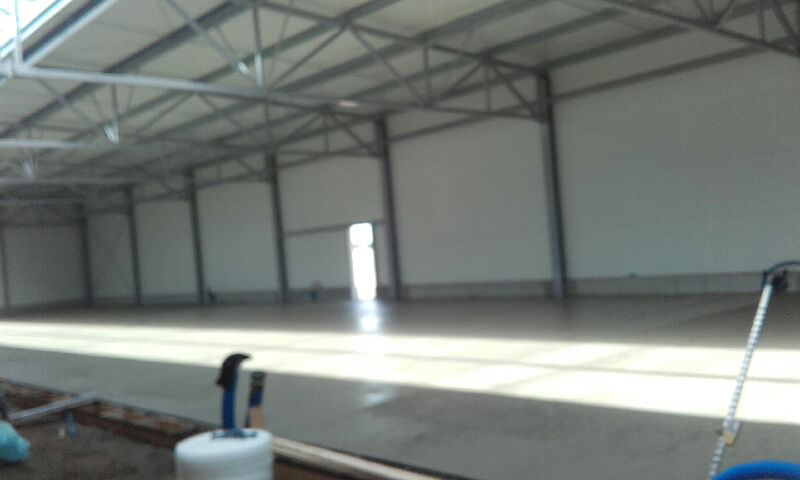 hala produkcyjna Dobrzany konstrukcja stalowa wewnątrz 7