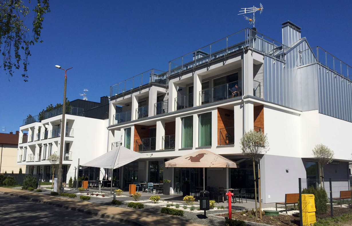 apartamentowiec Dziwnów obiekt wykończony zewnątrz 1