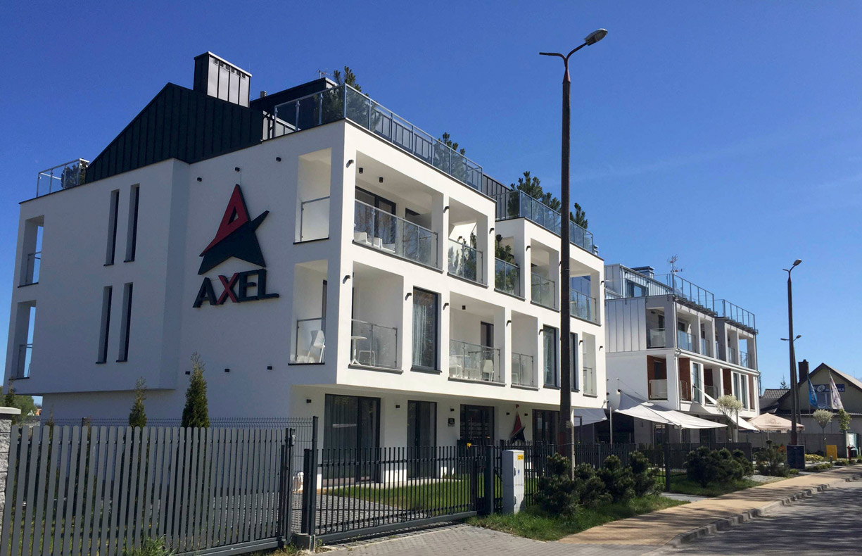 apartamentowiec Dziwnów obiekt wykończony zewnątrz 2