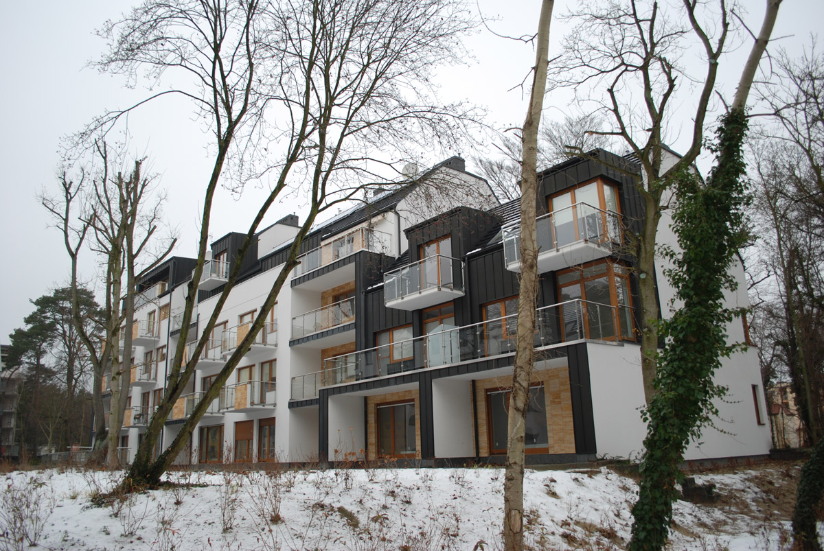 apartamentowiec Świnoujście obiekt wykończony zewnątrz 1