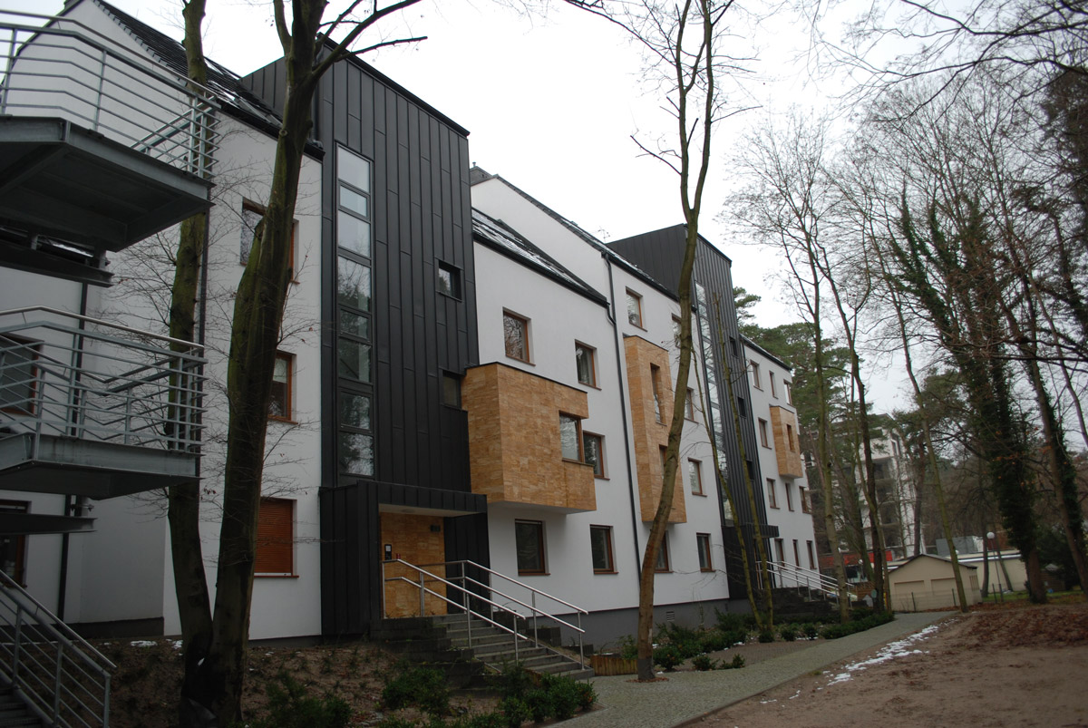 apartamentowiec Świnoujście obiekt wykończony zewnątrz 1